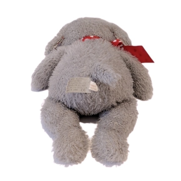 2/$20 BEARRINGTON Baby grey elephant plush 15”Valentine’s Day - Picture 6 of 7